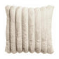 Coussin Fausse Fourrure Blanc Neige- Alice Vivaraise