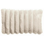 Coussin Fausse Fourrure Blanc Neige- Alice Vivaraise