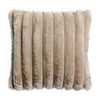Coussin Fausse Fourrure Lin - Alice - 45x45 cm