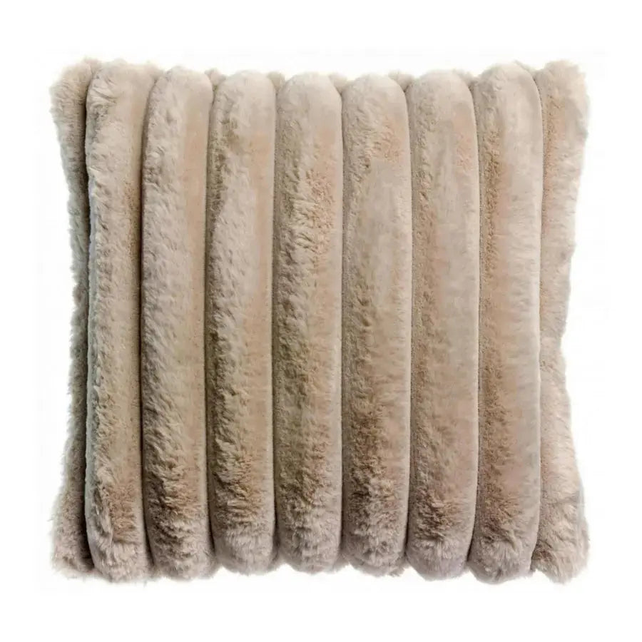 Coussin Fausse Fourrure Lin - Alice Vivaraise