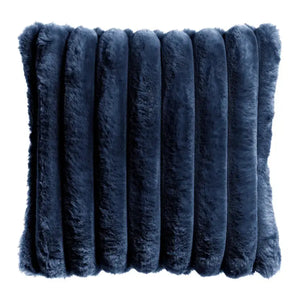Coussin Fausse Fourrure Marine - Alice Vivaraise