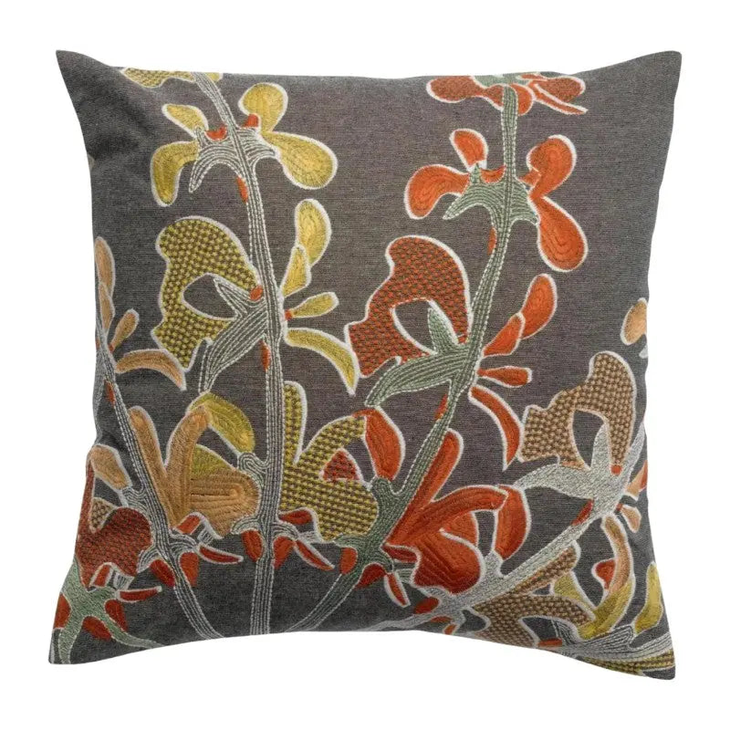 Coussin Gini Brodé Carbone - Coussin Dorsey