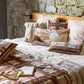 Coussin Imprimé Recyclé - Taho Cuivre - Vivaraise