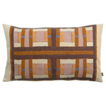 Coussin Imprimé Recyclé - Taho Cuivre - Vivaraise 