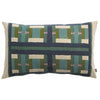 Coussin Imprimé Recyclé - Taho Vert de gris - 40 x 65 cm
