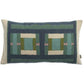 Coussin Imprimé Recyclé - Taho Vert de gris Vivaraise