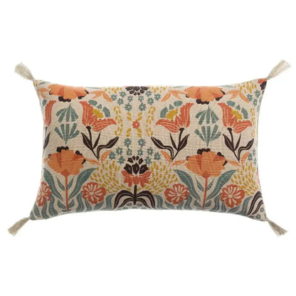 Coussin Imprimé Youri Multicolore - 30x50 cm Vivaraise