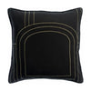 Coussin Jaden Noir - 45x45 CM