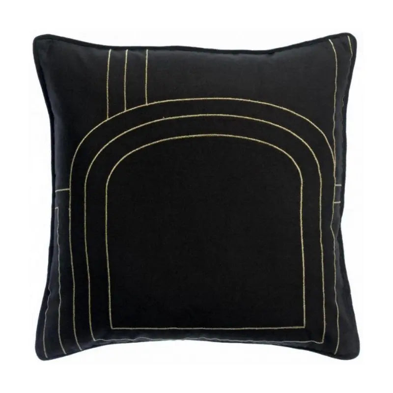 Coussin Jaden Noir Vivaraise