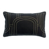 Coussin Jaden Noir - 30x50 CM