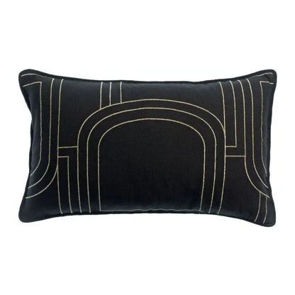 Coussin Jaden Noir Vivaraise