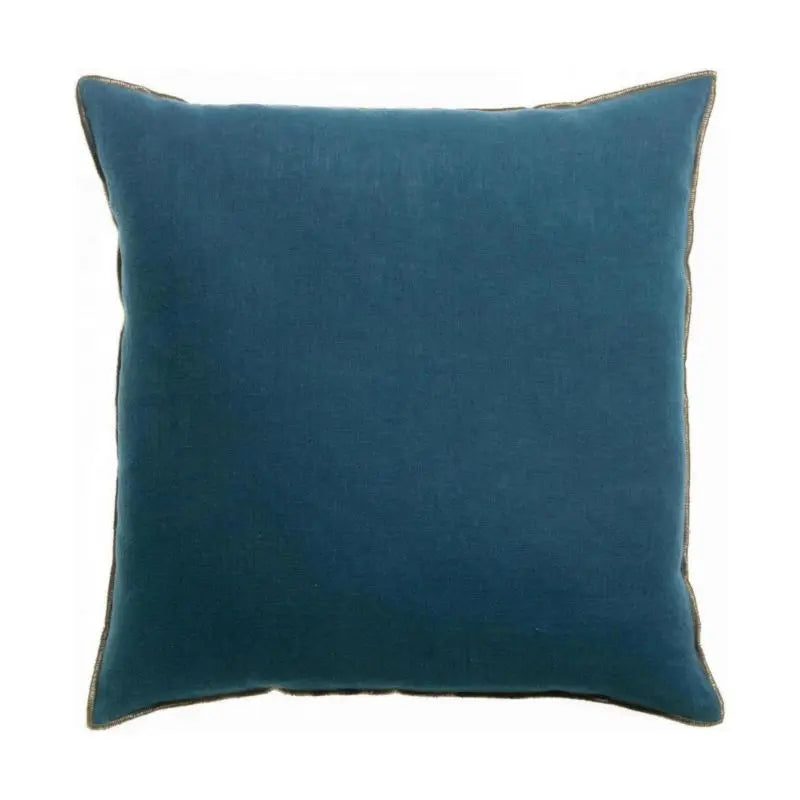 Coussin Lin Bleu Indigo Vivaraise