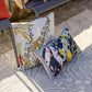 Coussin Recyclé Brodé Gina Multicolore - Coussin Dorsey