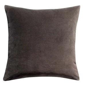 Coussin Uni Elise Cacao - Coussin Dorsey