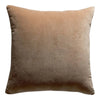 Coussin Uni Elise Camel - 45X45 CM