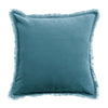 Coussin Uni Fara Acier - 45x45 cm