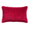 Coussin Uni Fara Rubis Coton - 40X65 CM