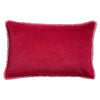 Coussin Uni Fara Rubis Coton - 30X50 CM