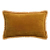 Coussin Uni Fara Safran - 30X50 CM