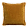 Coussin Uni Fara Safran - 45X45 CM