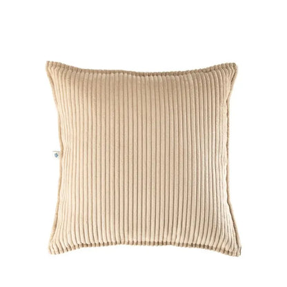 Coussin Velours Côtelé Beige Wigiwama