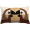 Coussin brodé Loro - Naturel - Coloris Naturel