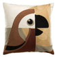 Coussin brodé Loro - Naturel Vivaraise
