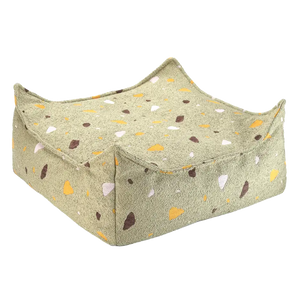 Coussin de Sol Carré Terrazzo Mousse Wigiwama