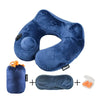 Coussin de Voyage Cervicales - Bleu (Velours)