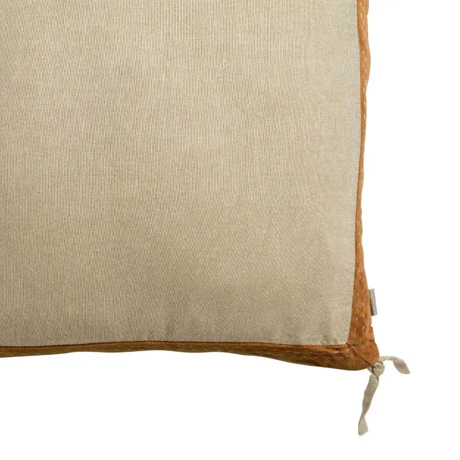 Coussin en Coton Rouille - Elise Chambray Vivaraise