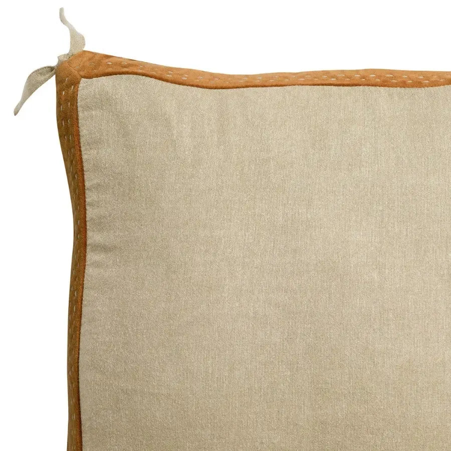Coussin en Coton Rouille - Elise Chambray Vivaraise