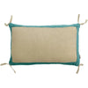 Coussin en Coton Vert de gris - Elise Chambray - 30x50 cm