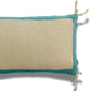 Coussin en Coton Vert de gris - Elise Chambray Vivaraise