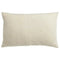 Coussin en Laine Beige à Chevrons - Carina Naturel 40x65 cm