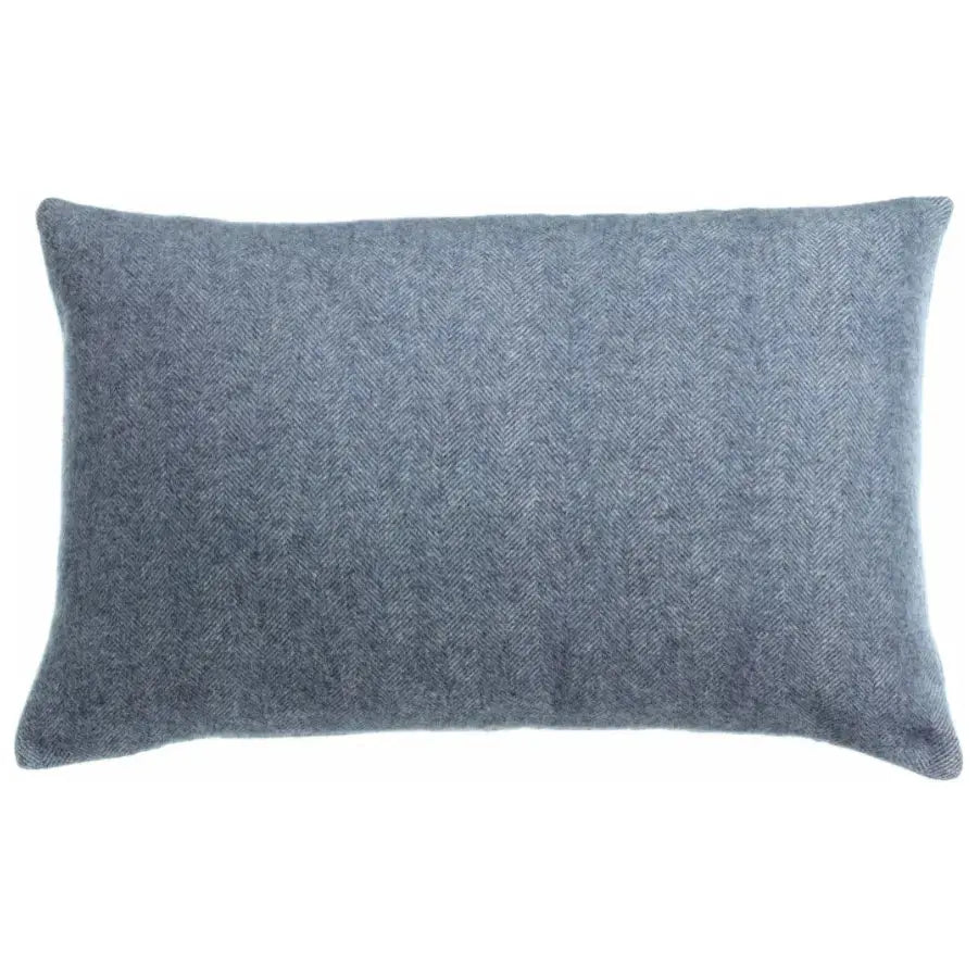 Coussin en Laine Bleu - Carina Tempête 40x65 cm Vivaraise