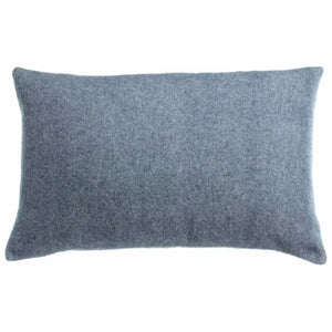 Coussin en Laine Bleu - Carina Tempête 40x65 cm Vivaraise