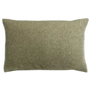 Coussin en Laine Vert - Carina Olive 40x65 cm Vivaraise