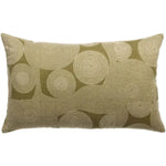 Coussin imprime en lin Tito Naturel - motif graphique - Vivaraise