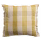Coussin jaune à carreaux - modèle Kate bronze Coussin Dorsey
