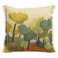 Coussin multicolore en lin Zeff Melio - Motif paysage bohème Vivaraise