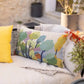 Coussin multicolore en lin Zeff Melio - Motif paysage bohème Vivaraise