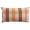 Coussin terracotta à carreaux - modèle Kate