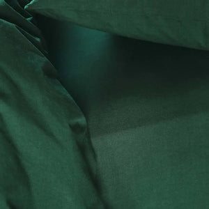 Drap Housse Percale de Coton Bio - Céleste Nori La Cerise sur le Gâteau