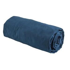 Drap Housse Percale de Coton Bio - Céleste Orage La Cerise sur le Gâteau