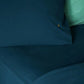 Drap Housse Percale de Coton Bio - Céleste Orage La Cerise sur le Gâteau