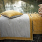 Édredon en Coton Jaune - Elise Chambray Maïs - 80x180 cm Vivaraise