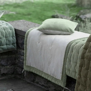 Édredon en Coton Verveine - Elise Chambray - 80x180 cm Vivaraise