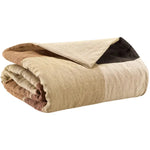 Édredon en lin naturel Zeff Kali - 85x200 cm - tons naturels et chaleureux - Vivaraise