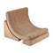 Fauteuil Lune Enfant Marron - Velours Côtelé