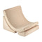 Fauteuil Lune Enfant Velours recyclé Beige